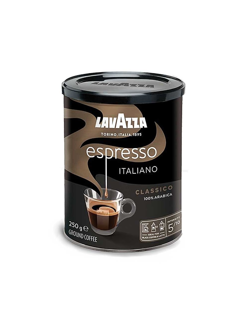 Lavazza Espresso Italiano Classico Ground Coffee Can 250g