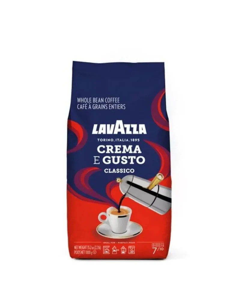 Lavazza Crema e Gusto Classico Whole Coffee Beans - 1kg